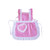 APA1123 Polka Apron with a Heart Pocket