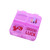 HAL1118 Mini 4 Compartment Pill Box will 4 Lid Lock