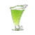 BWG1139 Sea Snail Shape Beverage Glass Cup