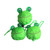 HAS1135 Frog-shaped Shopping Tote with Buckle