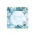 FPS1124 Hexagon Green Sticky Note with Marble Texture