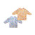 BWB1252 Cute Children's Long Sleeved Cotton Panting Bib with Convenient Pocket
