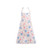 APA1167 Pretty Floral Print Canvas Apron