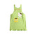 APA1175 Solid Color Cotton Apron with Cute Cartoon Animal Pattern