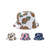 APH1154 Korean Style Young Girl's Fisherman Hat with Pineapple Patterns