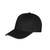 APH1221 Solid Black Cotton Baseball Cap with LED Trim
