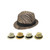 APH1165 Men's Straw Woven Trilby