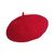 APH1170 Women's Solid Color Wool Felt Beret