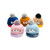 APH1252 Baby's Short Brim Beanie with a Fluffy Ball