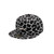 APH1260 Classic Black and White Patterned Flat Bill Cap