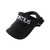 APH1211 Stylish Black Cotton Visor Hat