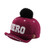 APH1270 Children's Floppy Roll Brim Fur Ball Baseball Cap