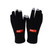 APG1174 Solid Black Knitted Winter Glove with Capacitive Fingers and Embroidered Logo
