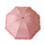SUT1148 Snowflake Pattern and Lace Border 45" Trifold Umbrella