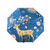 SUT1194 Tri-fold Cartoon Deer Umbrella-43"