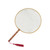 SUF1192 Women's Vintage Rounded Hand Held Fan
