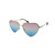 SUS1169 Unisex Vintage Metal Heart-shaped Sunglasses