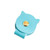 ELA1140Kitty Shaped Leather Winder with Snap