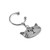 HAK1171 Animal Kitty Designed Keychain