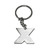 HAK1182 Metal X Designed Car Pendant Keychain
