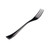 BWS1177 Black Dining Fork with Mirror Finish