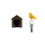 HAM1200 Birdhouse Nest Key Holder
