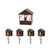 HAM1200 Birdhouse Nest Key Holder
