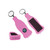 SUC1300 Bottle-shaped Solar Power LED Keychain with Compass