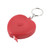 HAT1210 Keychain Portable Retractable Ruler Heart-shaped Tape Measure