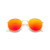 SUS1124 Vintage Round Color Film Polarized Sunglasses