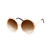 SUS1126 Retro Round Metal Frame Lady Sunglasses
