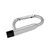 ELS1311Carabiner USB Flash Drive 2GB
