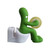 FPE1226 Creative Toilet Guy Tape Dispenser and Pen Holder Combo