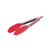 SUQ1111 Red Silicone Heads Cooking Tongs