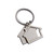 BWR1148 House-shaped Metal Keychain