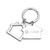 BWR1148 House-shaped Metal Keychain