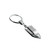 BWR1154 Boat Shape LED Light Zinc Alloy Keychain