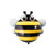 HPC1306 Cartoon Bee Shape Suction Cup Toothbrush Holder
