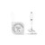 ELC1223 2-in-1 Tape Measure Retractable Charging Cable
