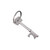 BWR1191 Zinc Alloy Key Shape Bottle Opener Keychain