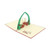 BWN1203 Hollow-out 3D Paper Invitation Card