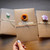 BWN1208 Retro Kraft Paper Blank Envelopes with Sling