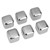 HAC1748 Stainless Steel Ice Cube  6 Pics Set
