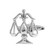 APE1204 Premium Balance Scales Cufflinks