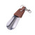 HPC1458 Stainless Steel Leather Shoehorn with Keyring