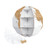 BWT1340 Assemble 3D Scratch Globe Map Toy