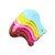 HAP1415 Candy Color Heart Dog Food Shovel Scoop