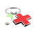 BWR1271 Red Cross Metal Key Tag