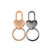 BWR1313 Heart Shaped Metal Keychain