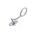 SUP1304 Stylish Top Shaped Keychain